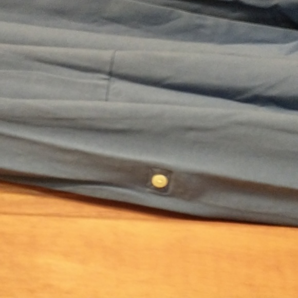 LLBean woman's size L cotton cardigan w adjustable sleeve length - Picture 7 of 12